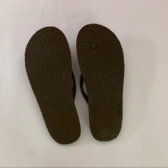 Brown/Orange Flip Flops Graffiti - Mens OS - Picture 5 of 5